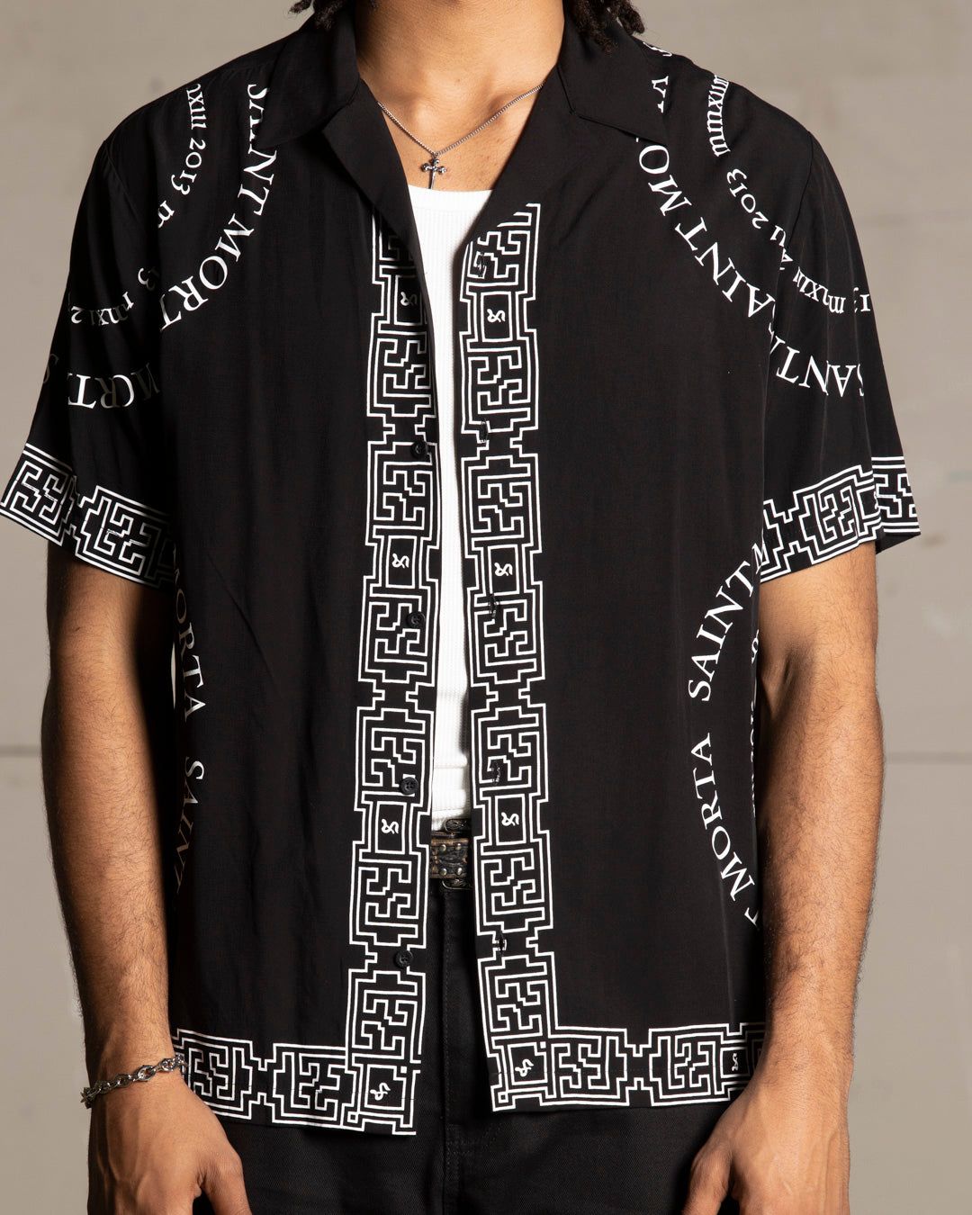 Saint Morta Erebos Short Sleeve Shirt Black sold by Culture Kings product image thumbnail 3