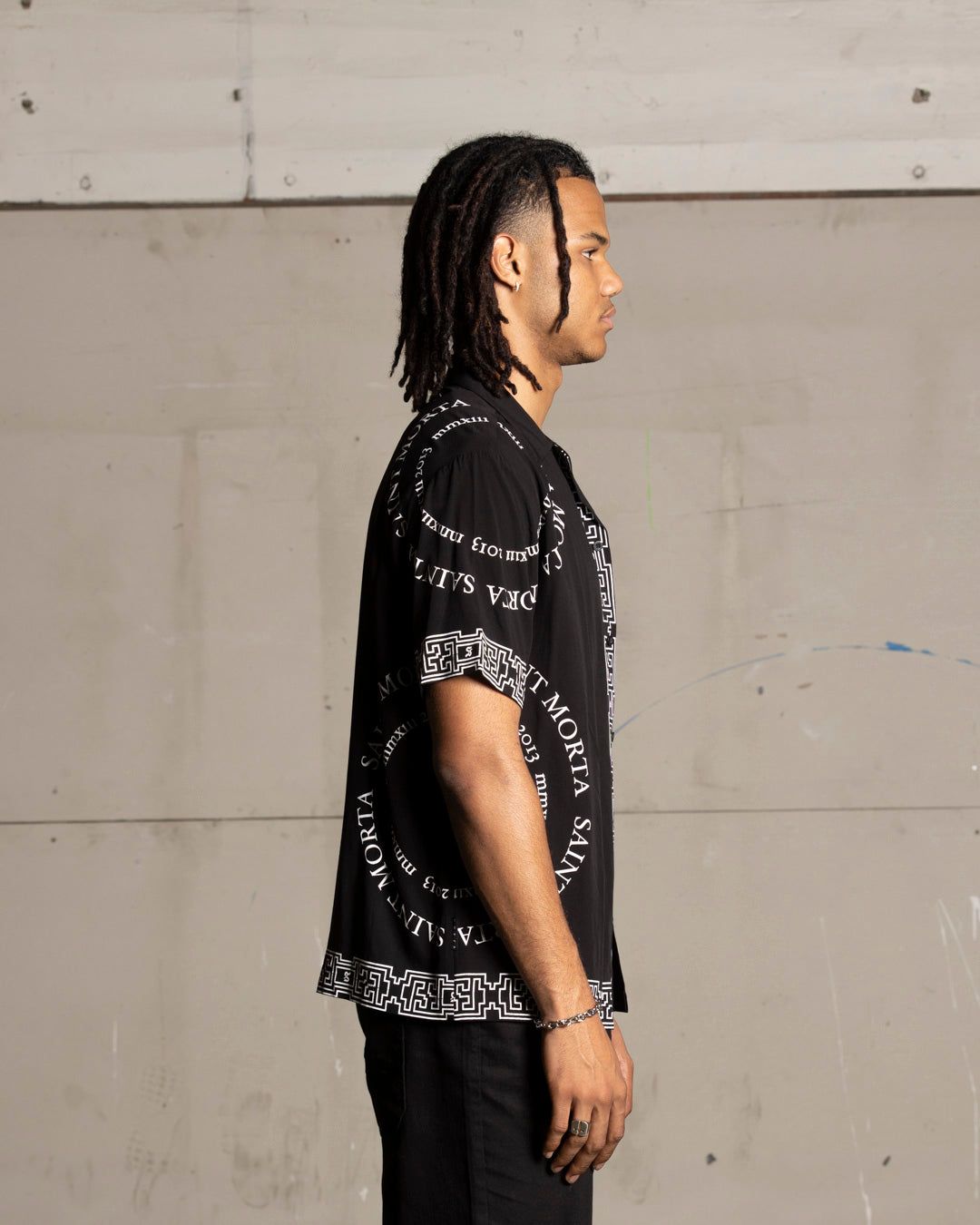 Saint Morta Erebos Short Sleeve Shirt Black sold by Culture Kings product image thumbnail 5