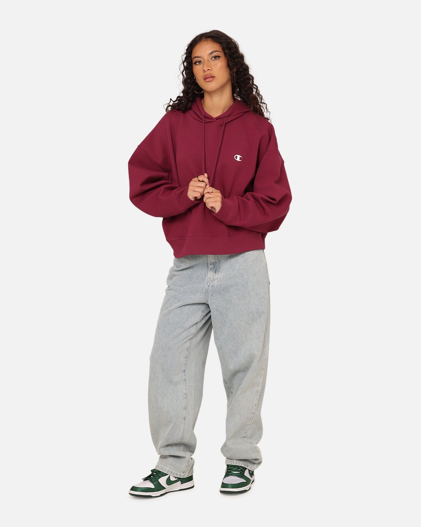 Champion Women's Rochester Base Hoodie Plum Fairy sold by Culture Kings product image thumbnail 2