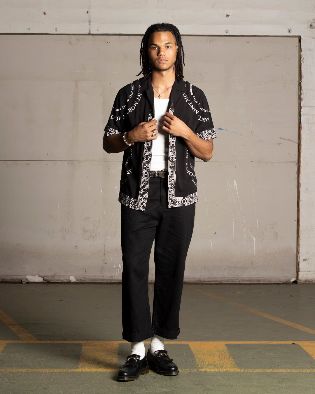 Saint Morta Erebos Short Sleeve Shirt Black sold by Culture Kings product image thumbnail 2