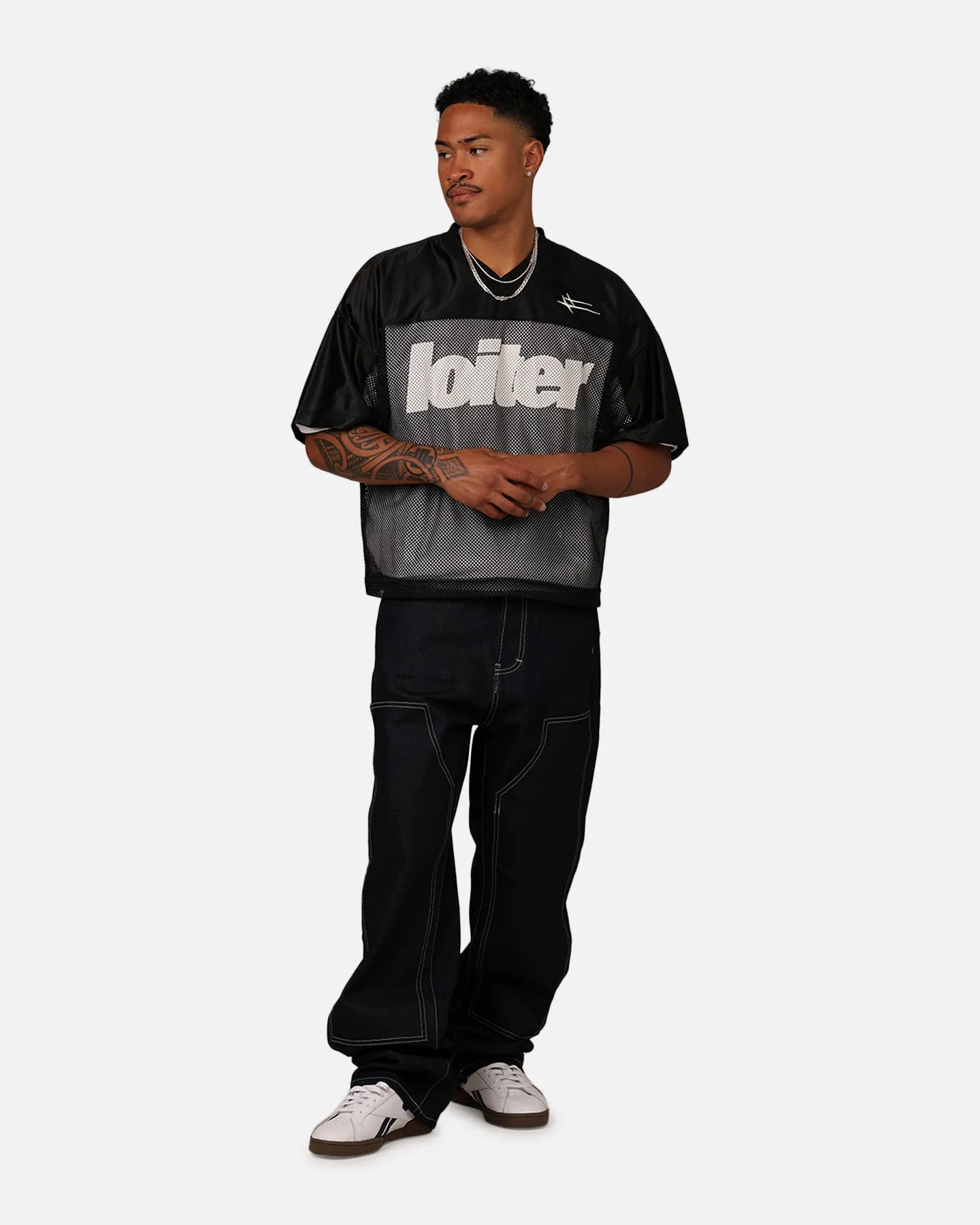 Loiter Outfield Training Jersey Black sold by Culture Kings product image thumbnail 3