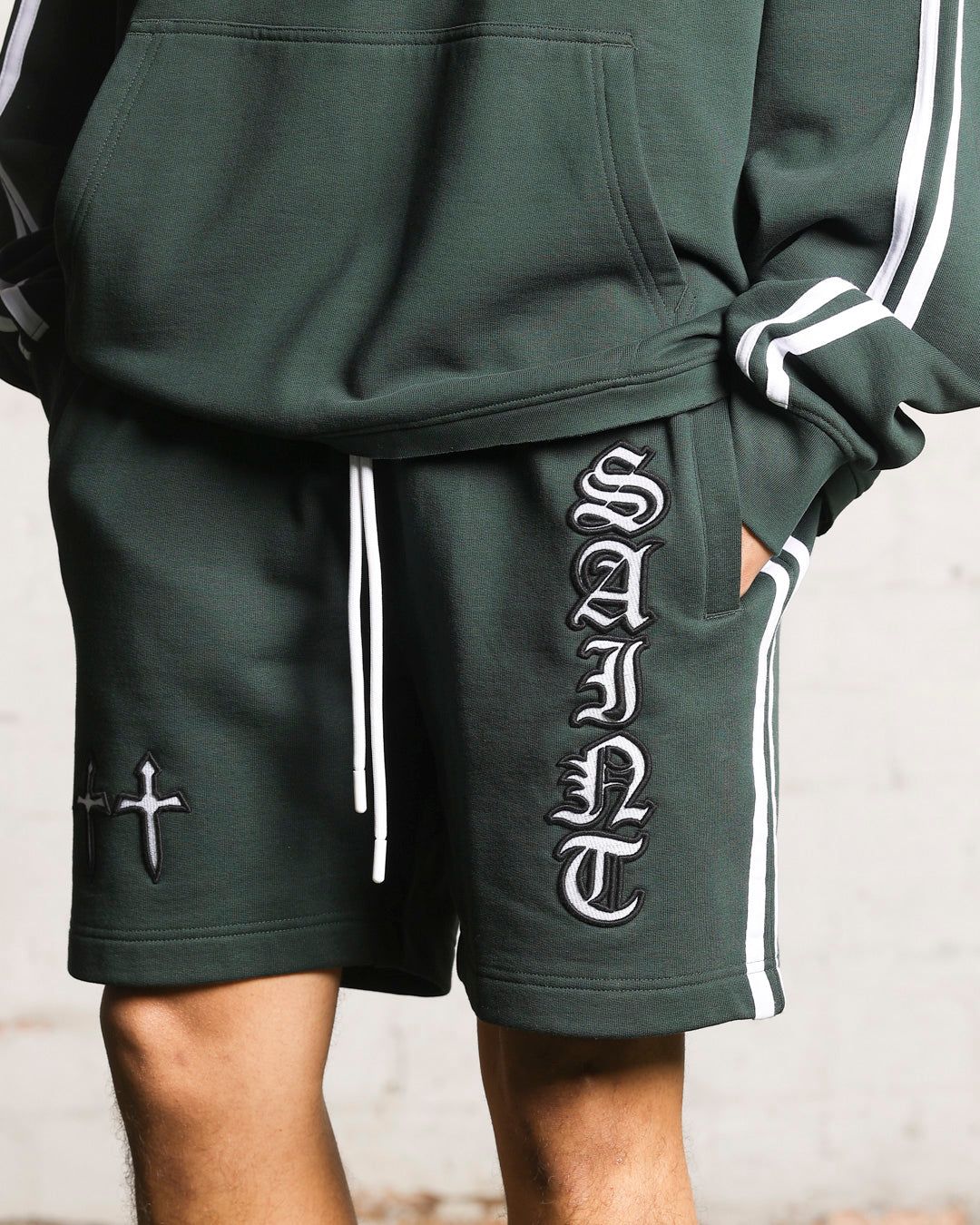 Saint Morta Fallen Sweat Shorts Stadium Green sold by Culture Kings product image thumbnail 4