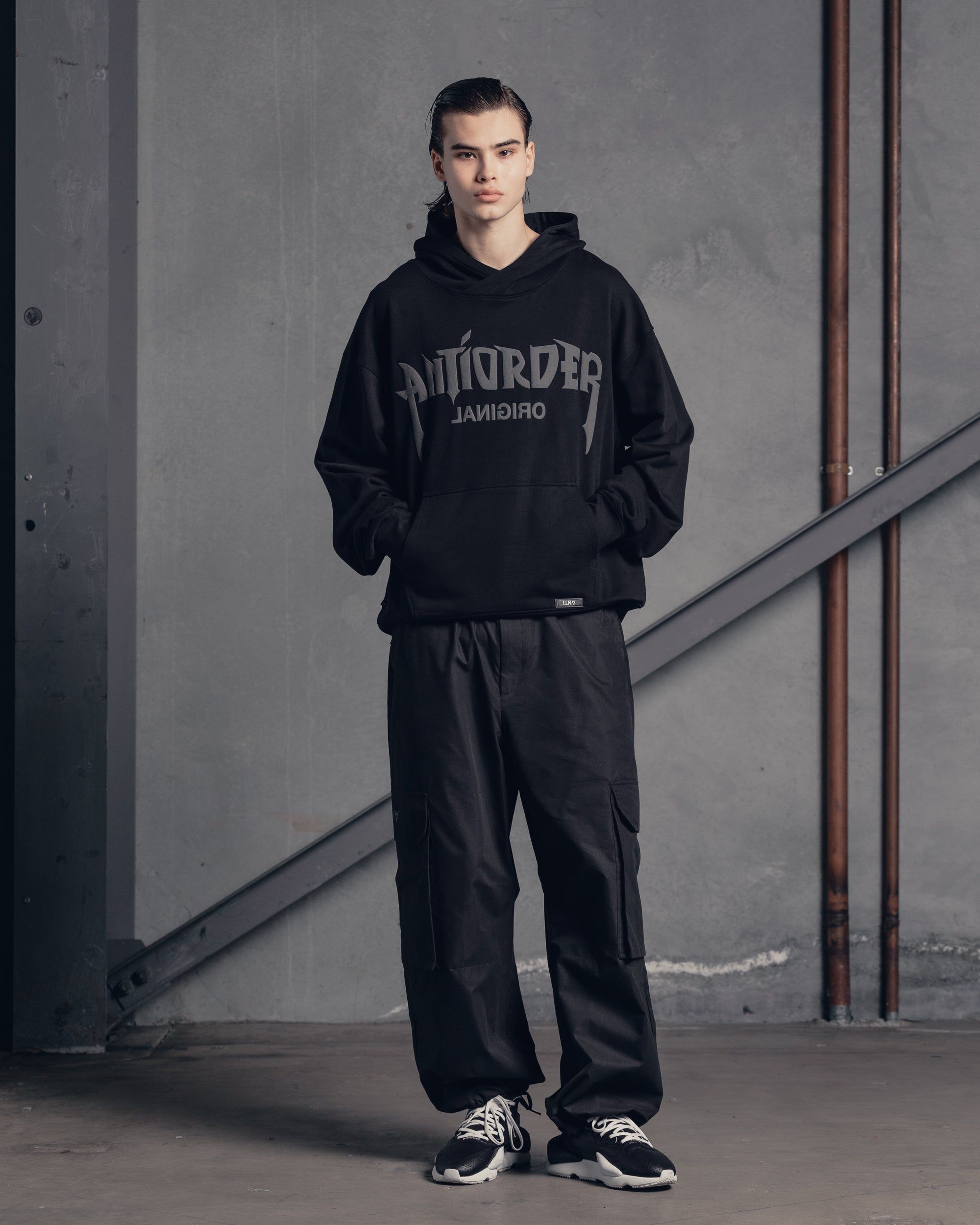 The Anti Order Shibuya Markets Boxy Hoodie Black/Grey sold by Culture Kings product image thumbnail 3