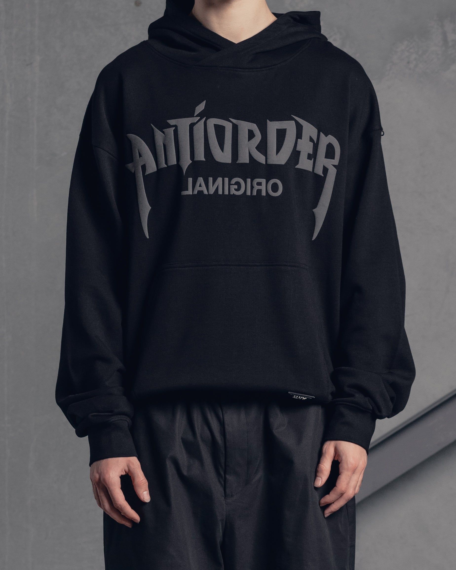 The Anti Order Shibuya Markets Boxy Hoodie Black/Grey sold by Culture Kings product image thumbnail 4