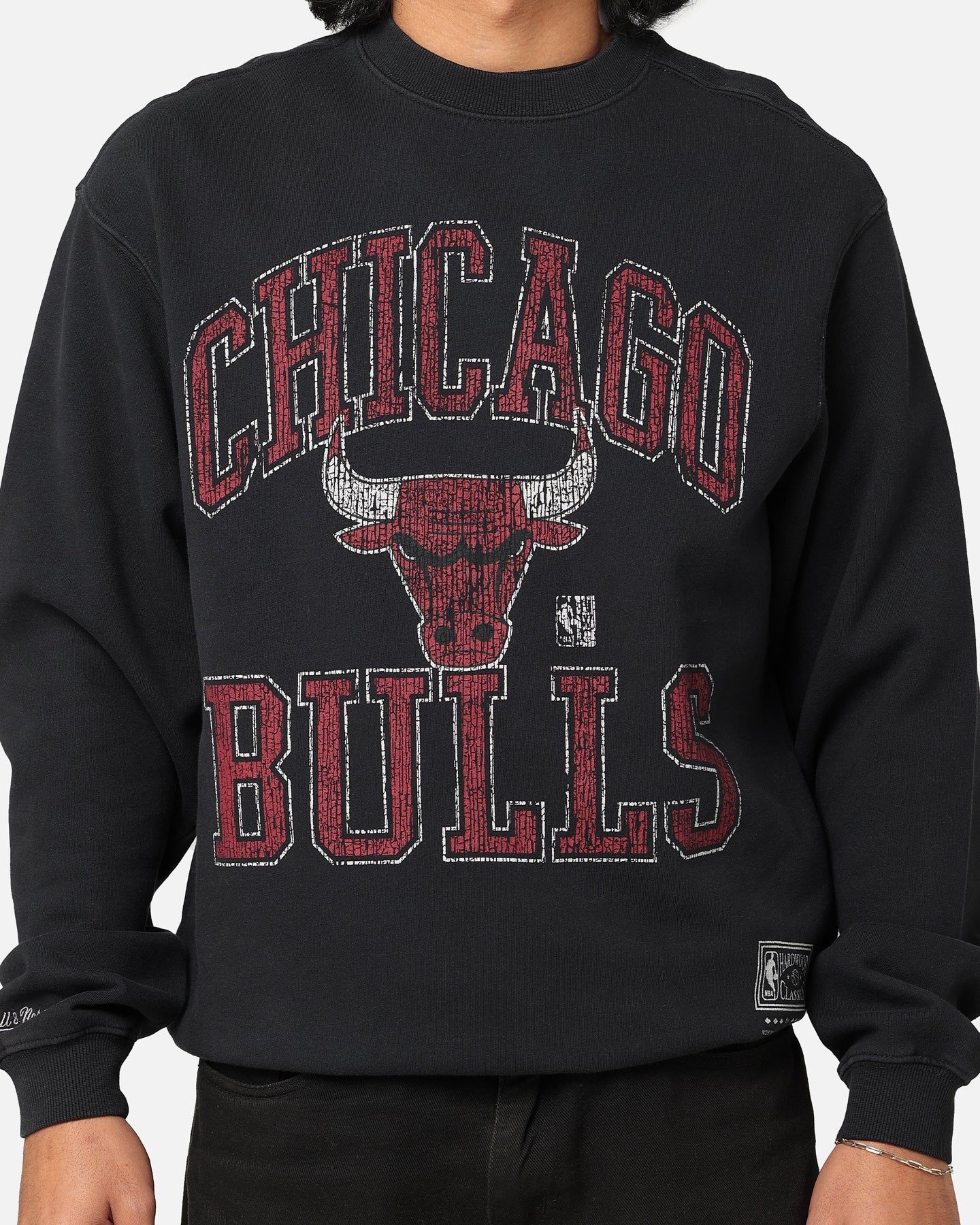Mitchell & Ness Chicago Bulls Ivy Arch Vintage Crewneck Faded Black sold by Culture Kings product image thumbnail 3