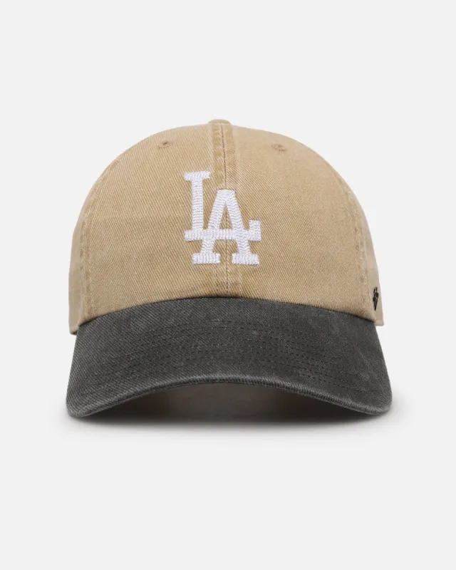 47 Brand Los Angeles Dodgers Apollo Chain Clean Up Strapback Khaki sold by Culture Kings