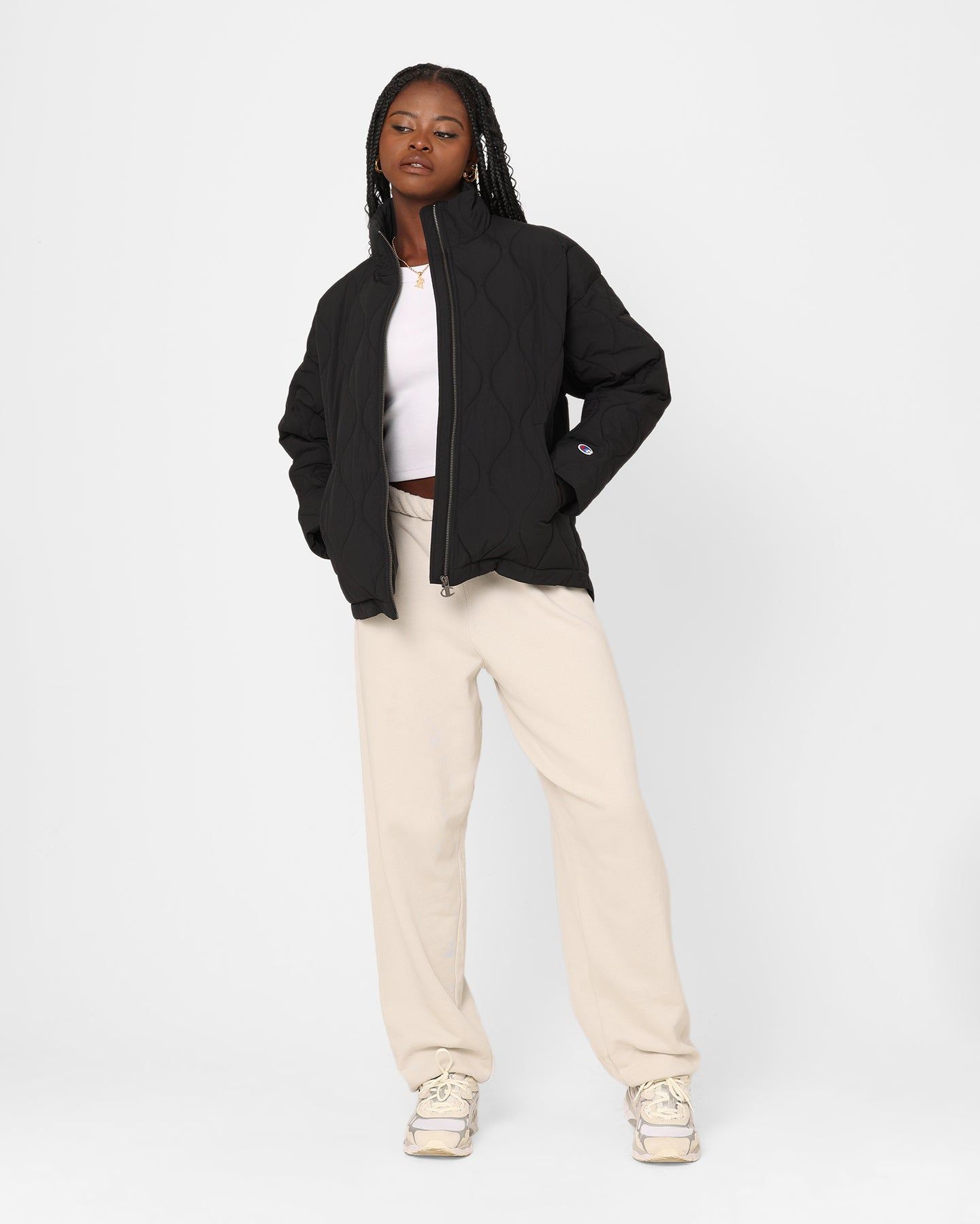 Champion Women's Reb Puffer Jacket Black sold by Culture Kings product image thumbnail 2