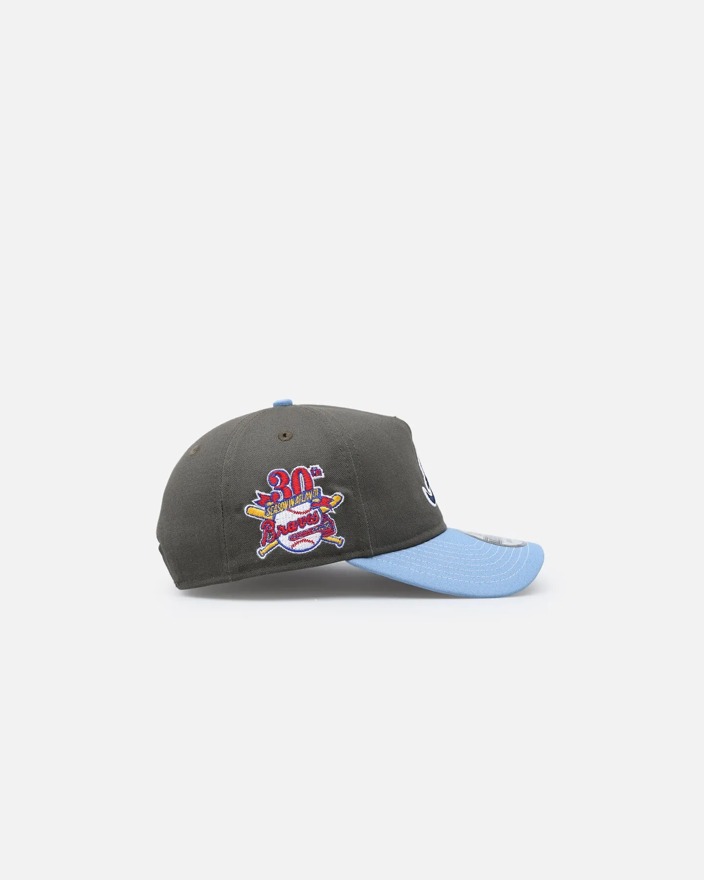 New Era Atlanta Braves 'Contrast Visor' Pre-Curved Golfer Snapback Moss/Sky sold by Culture Kings product image thumbnail 3