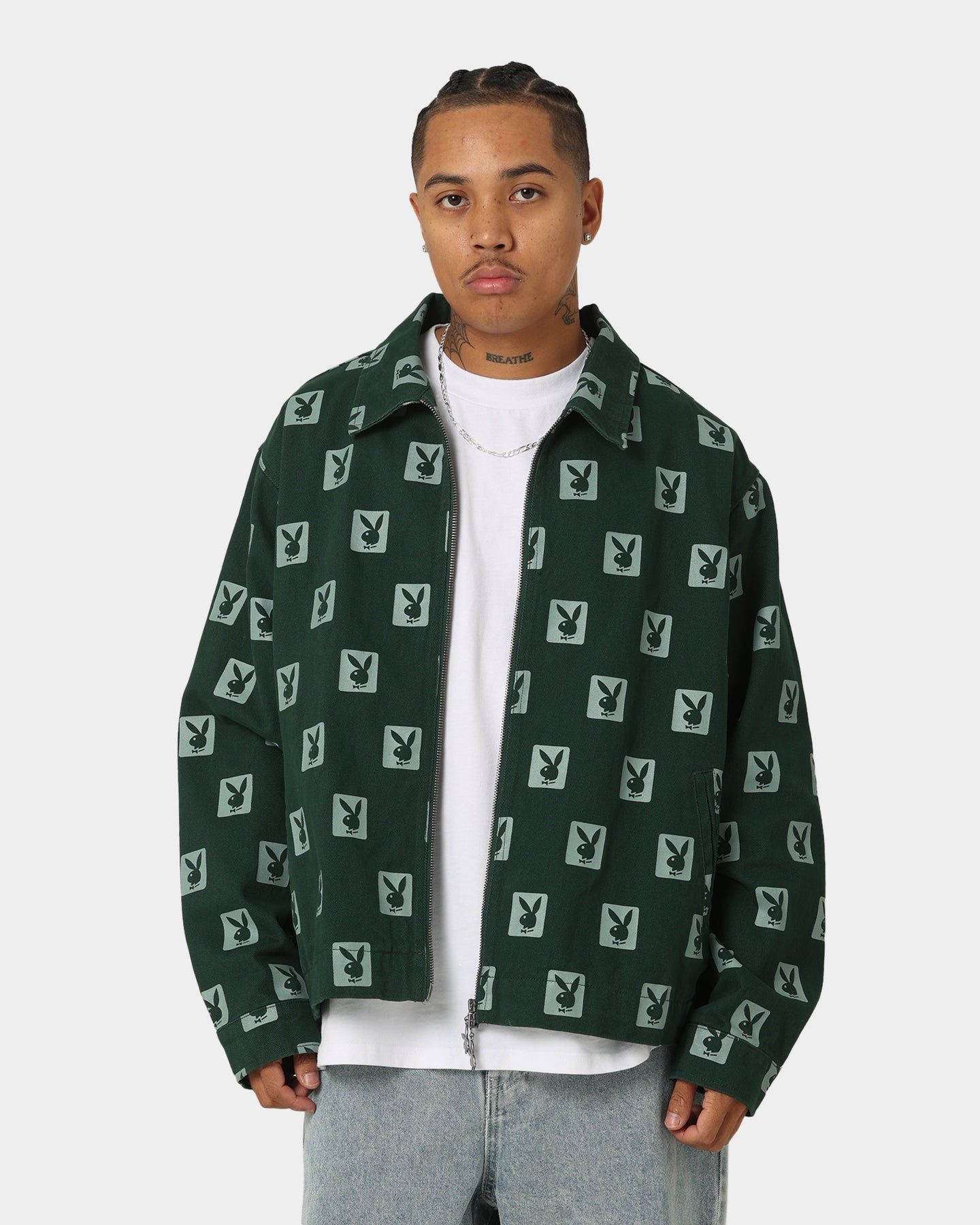 Playboy By CK Poker Jacket Green sold by Culture Kings