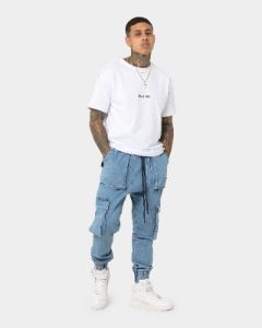 Saint Morta Day of the Dead Joggers Light Blue sold by Culture Kings