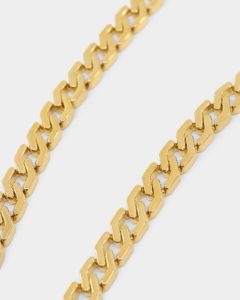 NXS Hex Cut Curb Chain Gold sold by Culture Kings