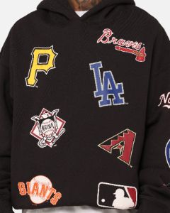 Majestic Athletic MLB League Patch Hoodie Black sold by Culture Kings