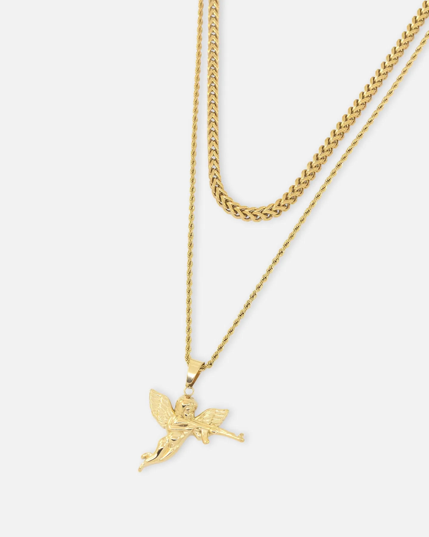 Saint Morta Franco Rope Cupid Chain Set Gold sold by Culture Kings product image thumbnail 2