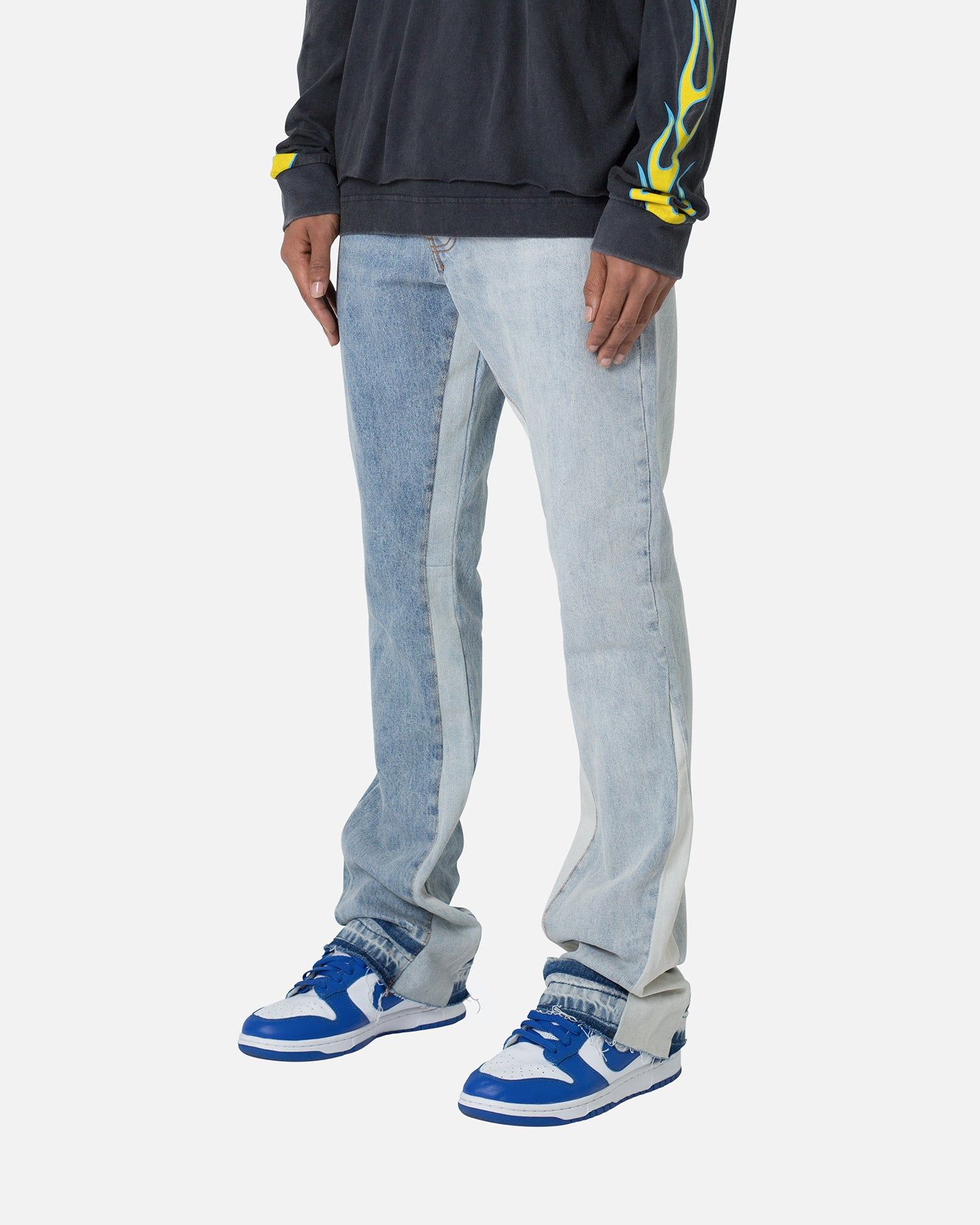 MNML B505 Contrast Flare Denim Jeans Blue sold by Culture Kings product image thumbnail 2