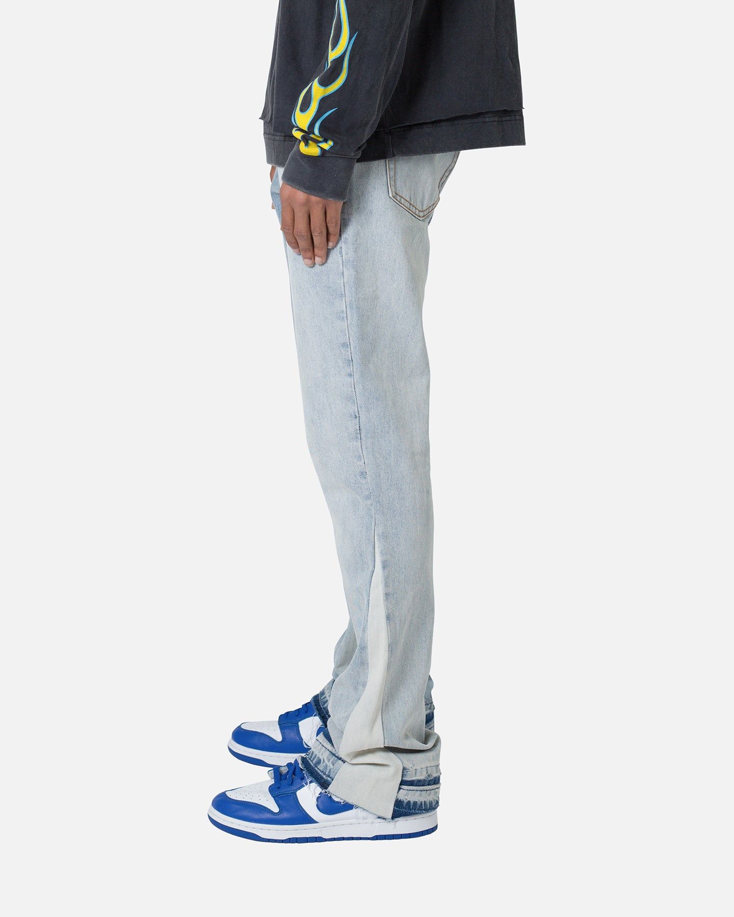 MNML B505 Contrast Flare Denim Jeans Blue sold by Culture Kings product image thumbnail 3