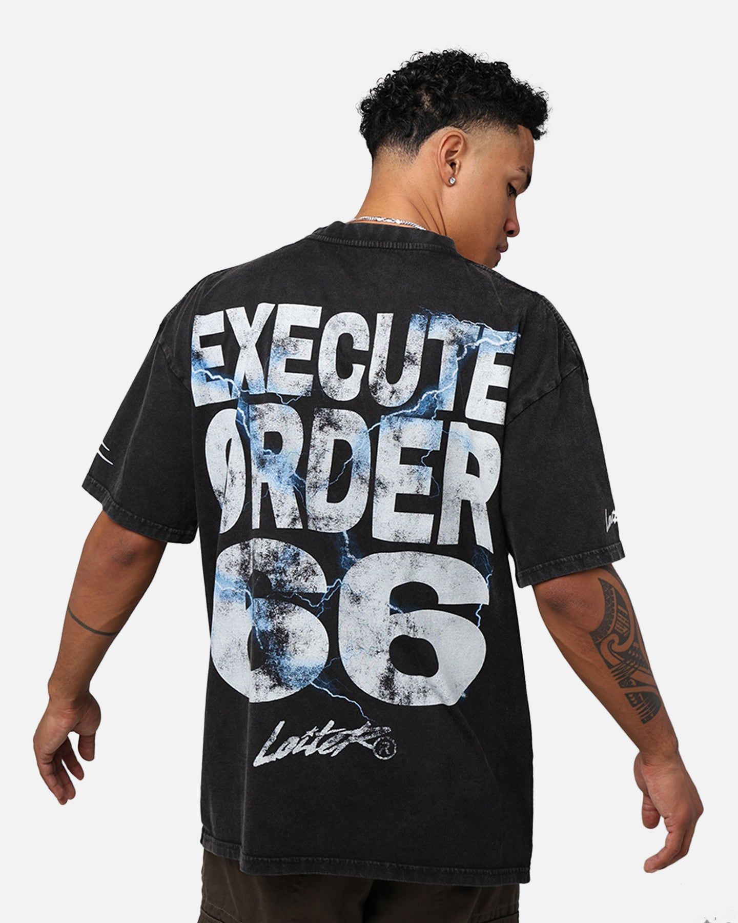 Star Wars Darth Sidious T-Shirt Black Wash sold by Culture Kings product image thumbnail 2