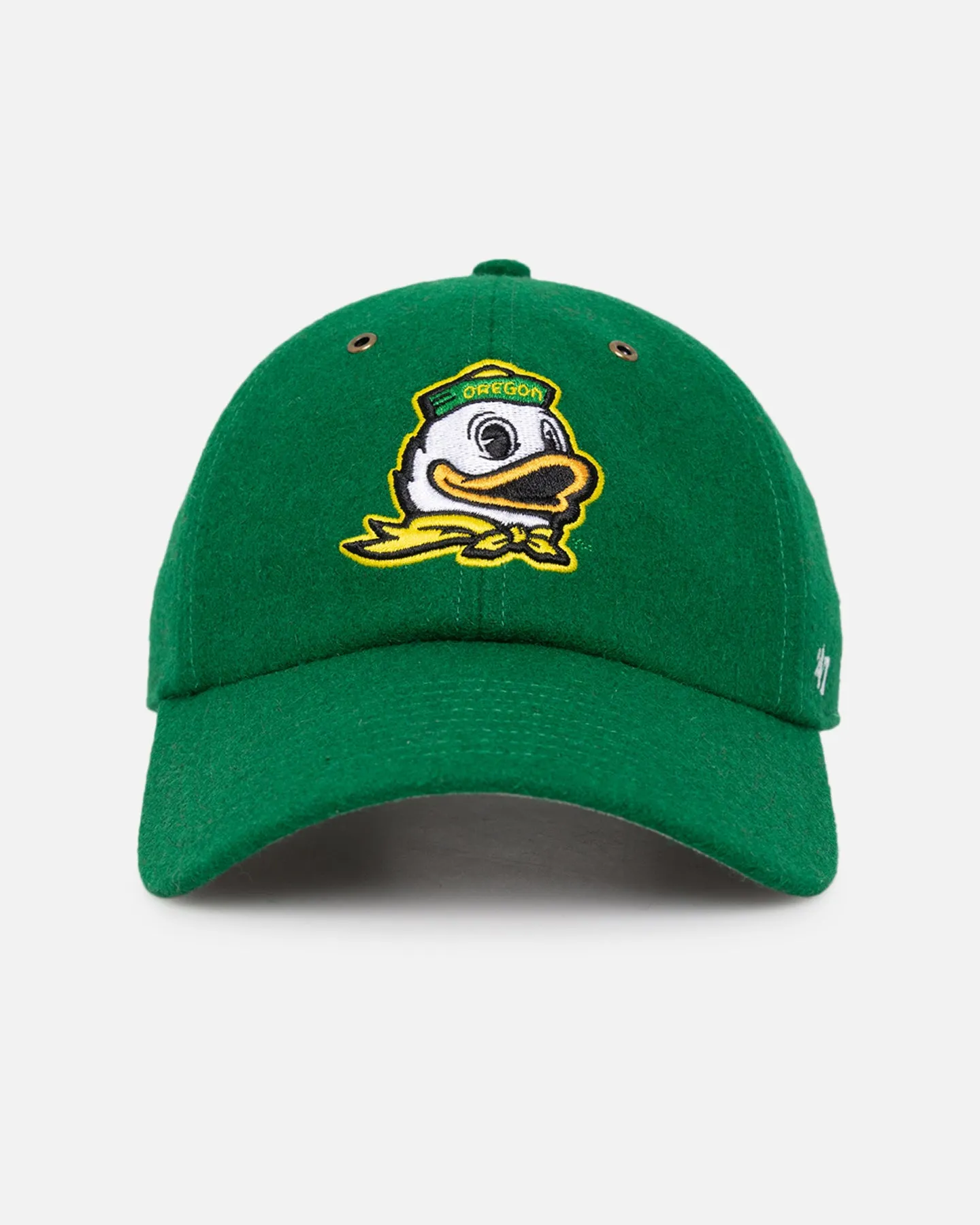 47 Brand Oregon Ducks Wooly Clean Up Strapback Kelly sold by Culture Kings