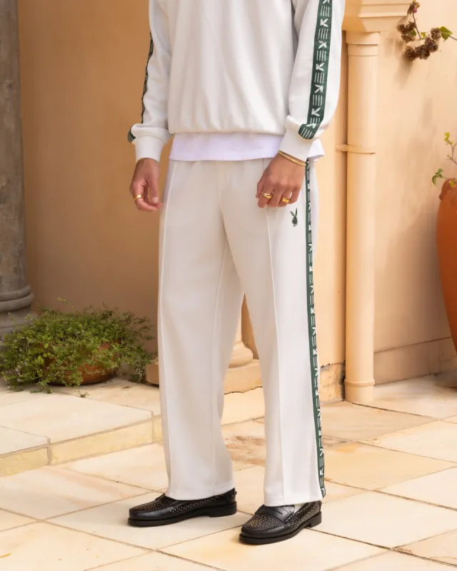 Playboy By Culture Kings Pleasure Track Pants Stone/Green sold by Culture Kings