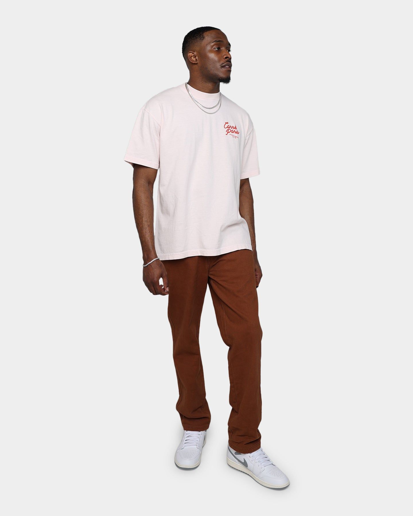 Carré Script T-Shirt Light Pink sold by Culture Kings product image thumbnail 8