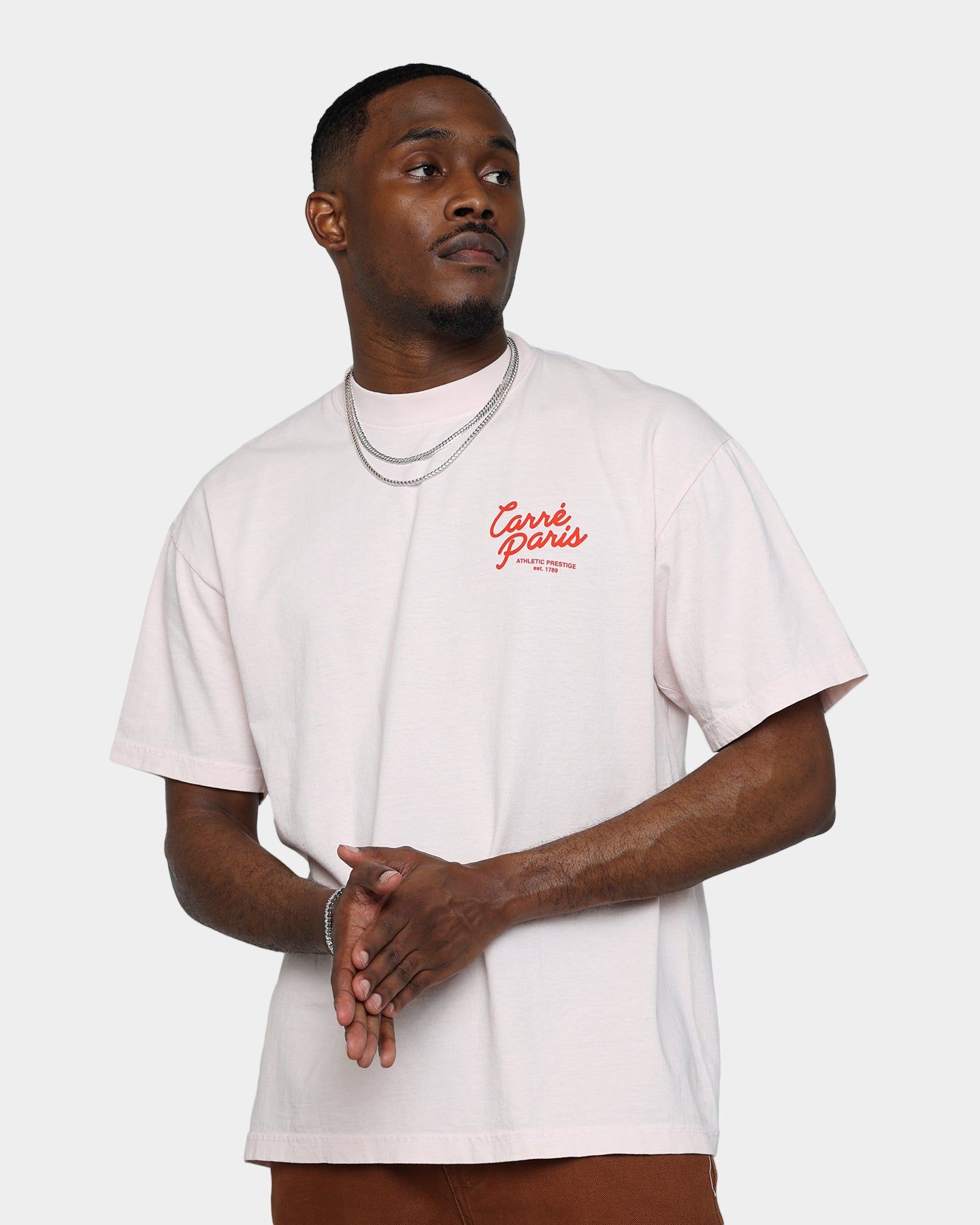 Carré Script T-Shirt Light Pink sold by Culture Kings product image thumbnail 2