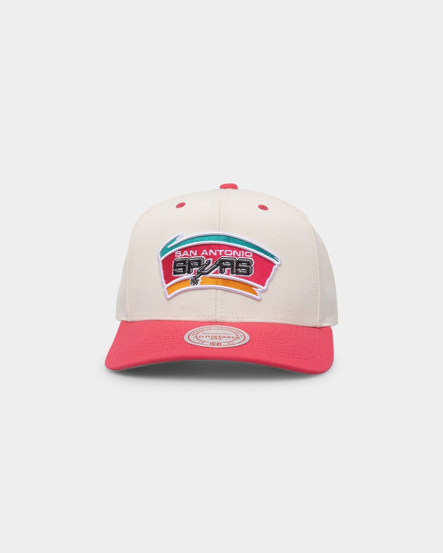 Mitchell & Ness San Antonio Spurs Go Team Go OG Snapback Vintage Cream sold by Culture Kings