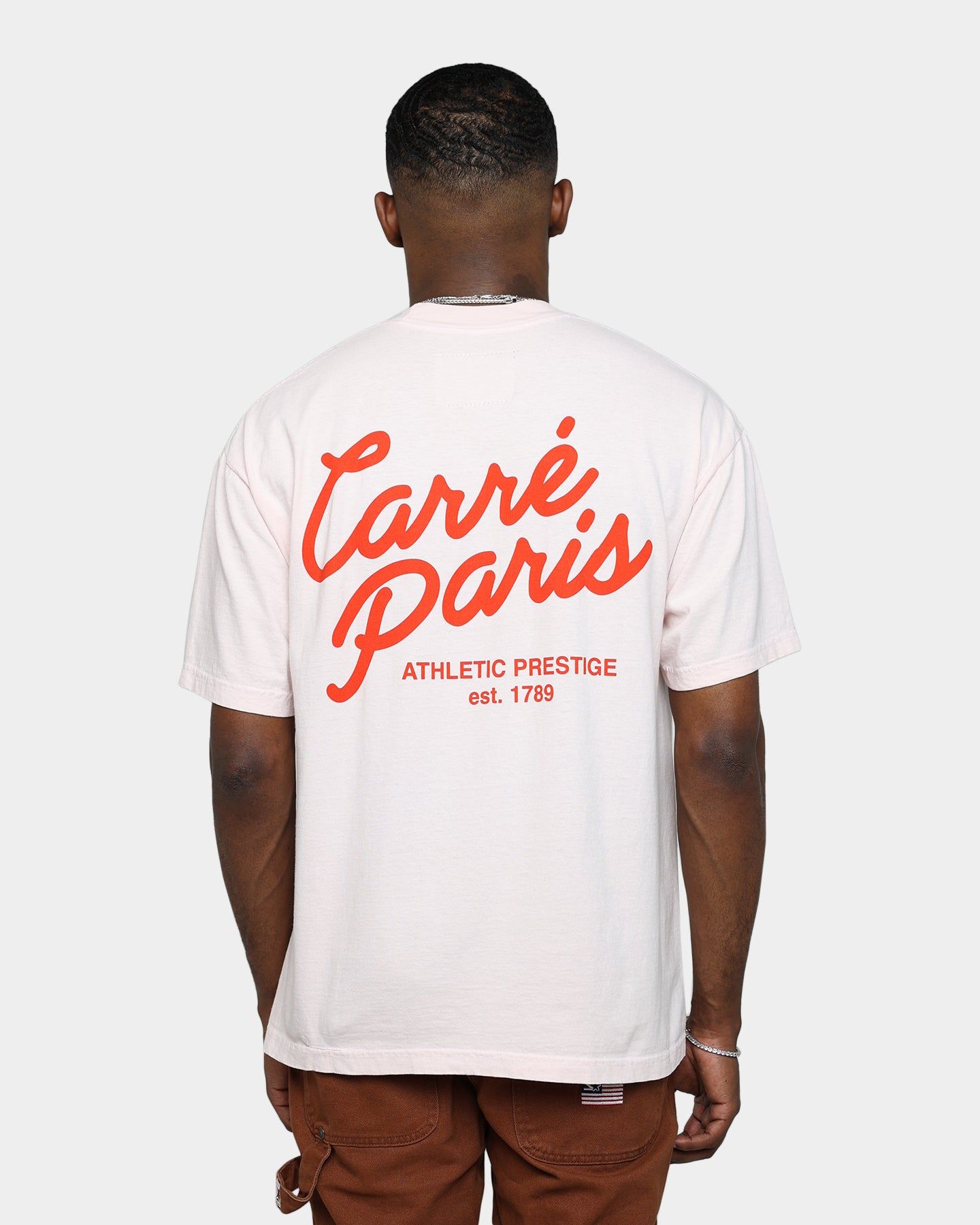 Carré Script T-Shirt Light Pink sold by Culture Kings product image thumbnail 5