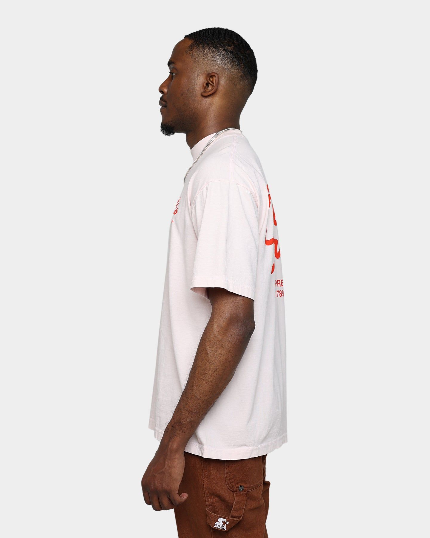 Carré Script T-Shirt Light Pink sold by Culture Kings product image thumbnail 7