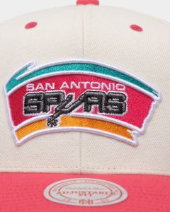 Mitchell & Ness San Antonio Spurs Go Team Go OG Snapback Vintage Cream sold by Culture Kings