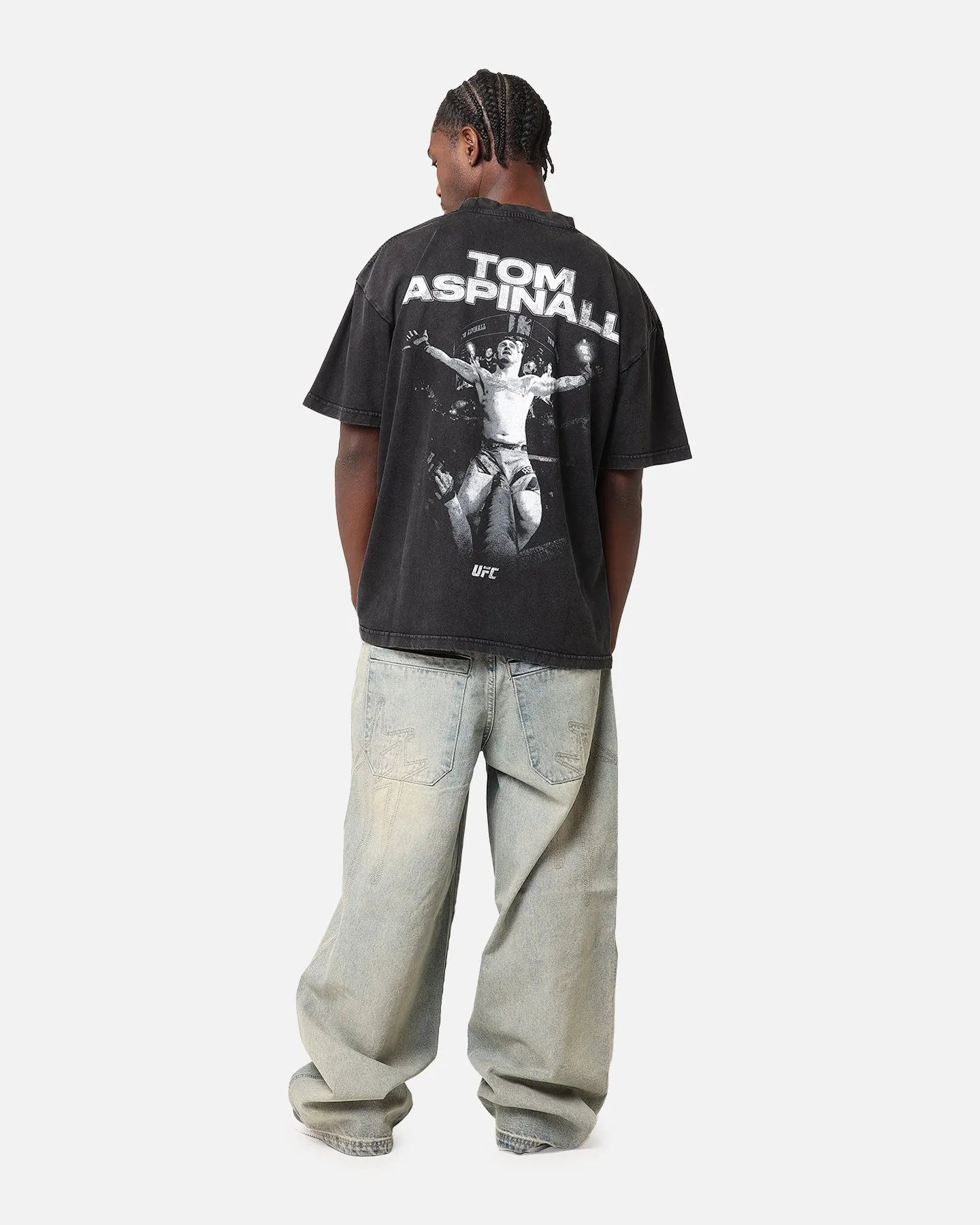 UFC By Culture Kings Tom Aspinall Vintage T-Shirt Black Acidwash sold by Culture Kings product image thumbnail 4