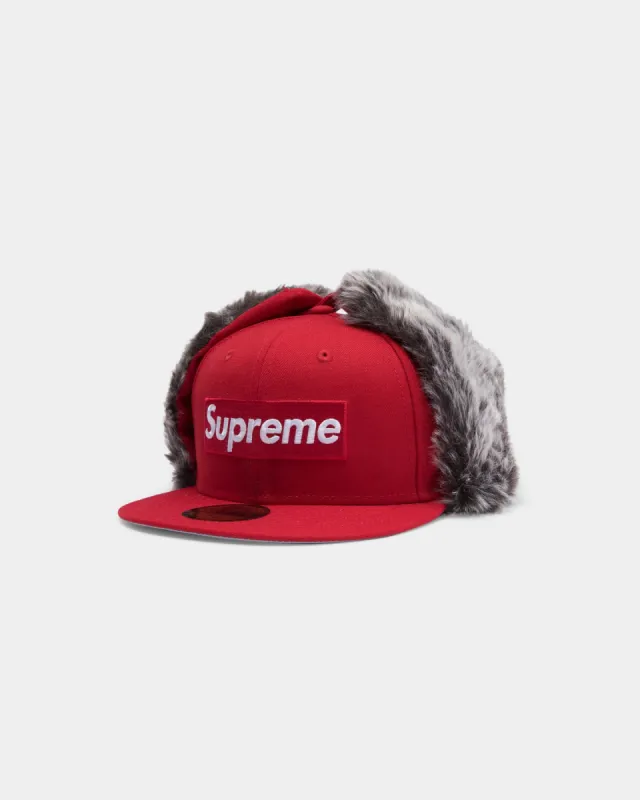 SUPREME x NEW ERA 59FIFTY EARFLAP NEW ERA RED sold by Culture Kings