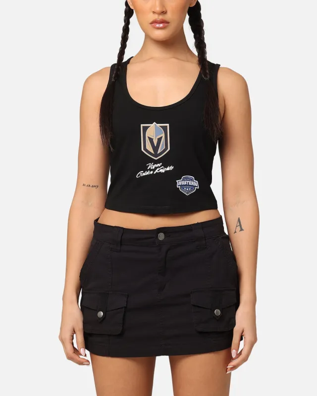 Pro Standard Women's Las Vegas Golden Knights Fitted Racerback Top Black sold by Culture Kings