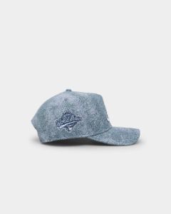 New Era Atlanta Braves 'Sky Blue Washed Suede' 9FORTY A-Frame Snapback Pastel Blue sold by Culture Kings