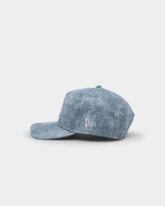New Era Atlanta Braves 'Sky Blue Washed Suede' 9FORTY A-Frame Snapback Pastel Blue sold by Culture Kings