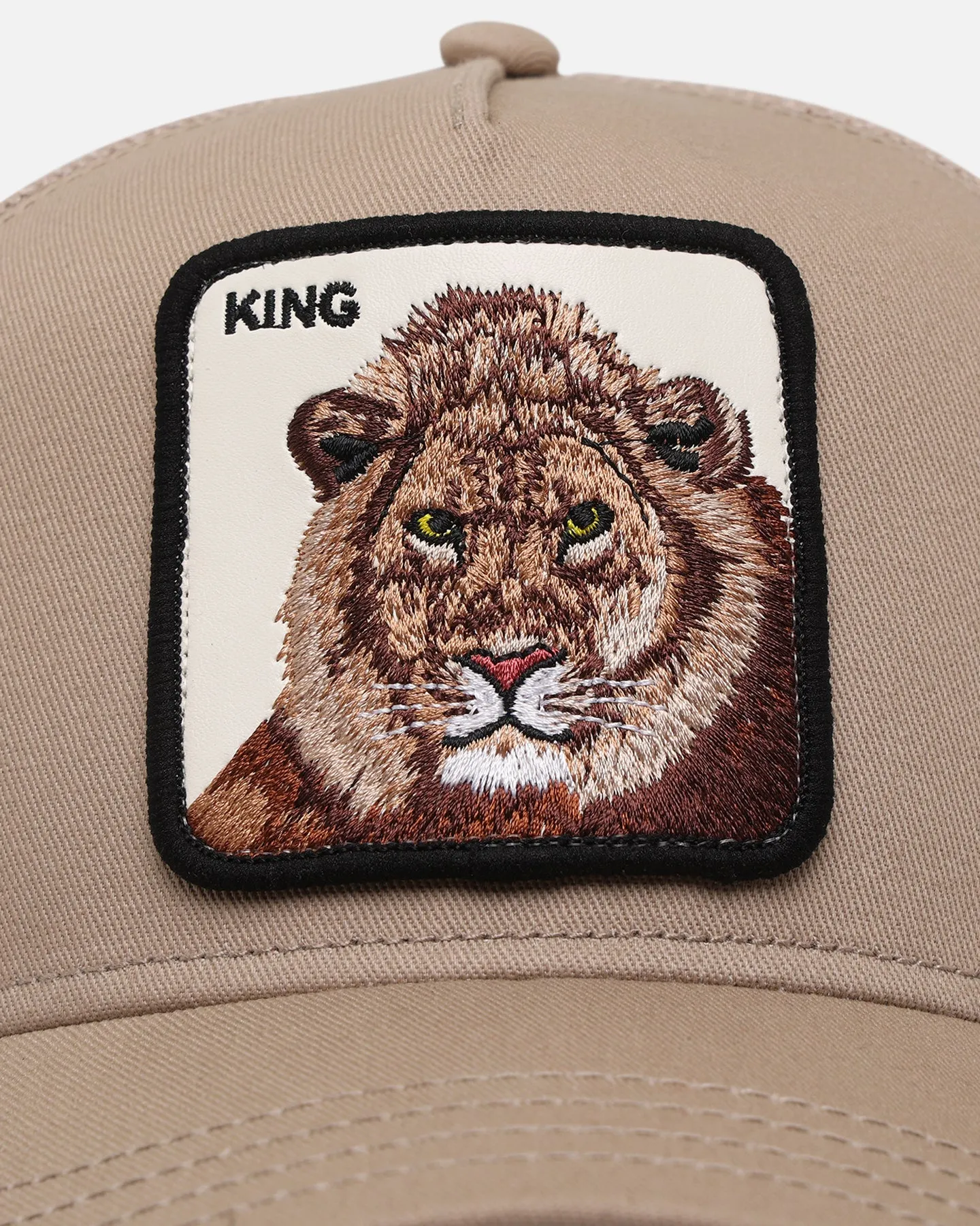 Goorin Bros The King Lion Trucker Snapback Khaki sold by Culture Kings product image thumbnail 5