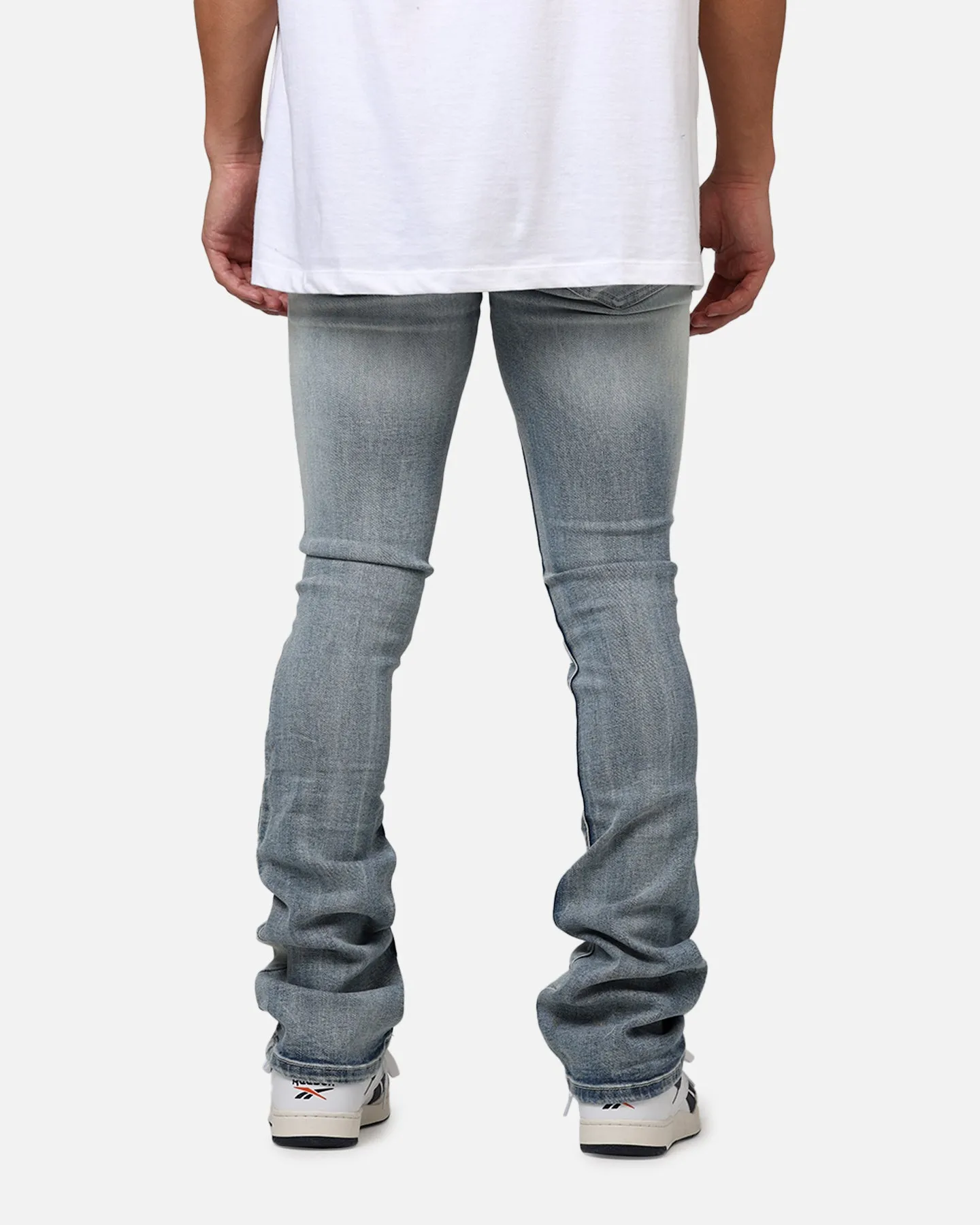 MNML X635 Ripped Flare Denim Jeans Blue sold by Culture Kings product image thumbnail 5