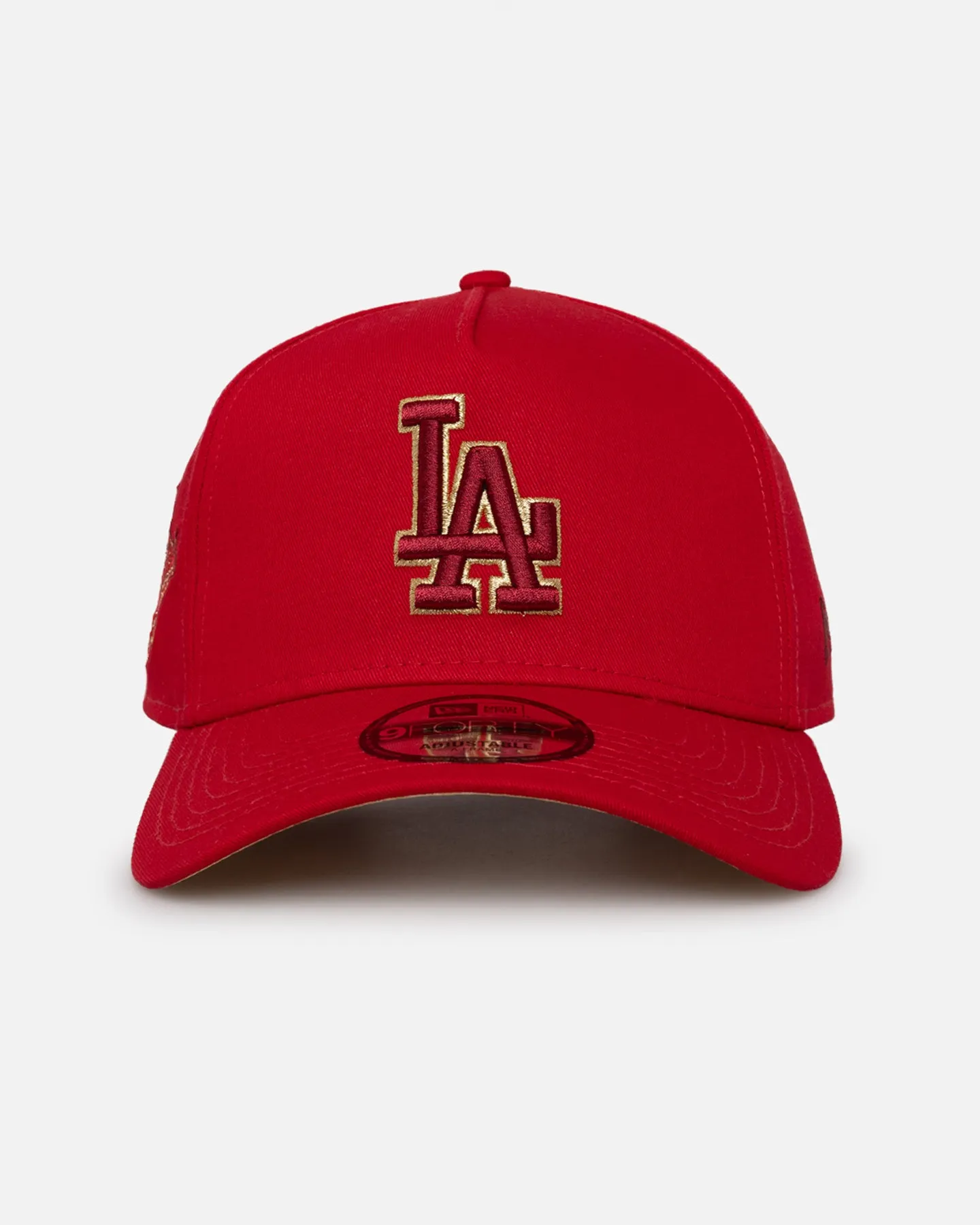 New Era Los Angeles Dodgers 'Dragon Collection Lunar New Year' 9FORTY A-Frame Snapback Scarlet/Gold sold by Culture Kings