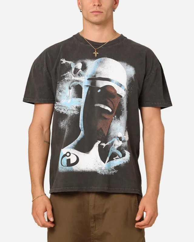 American Thrift X Pixar Frozone Heavyweight T-Shirt Black Wash sold by Culture Kings