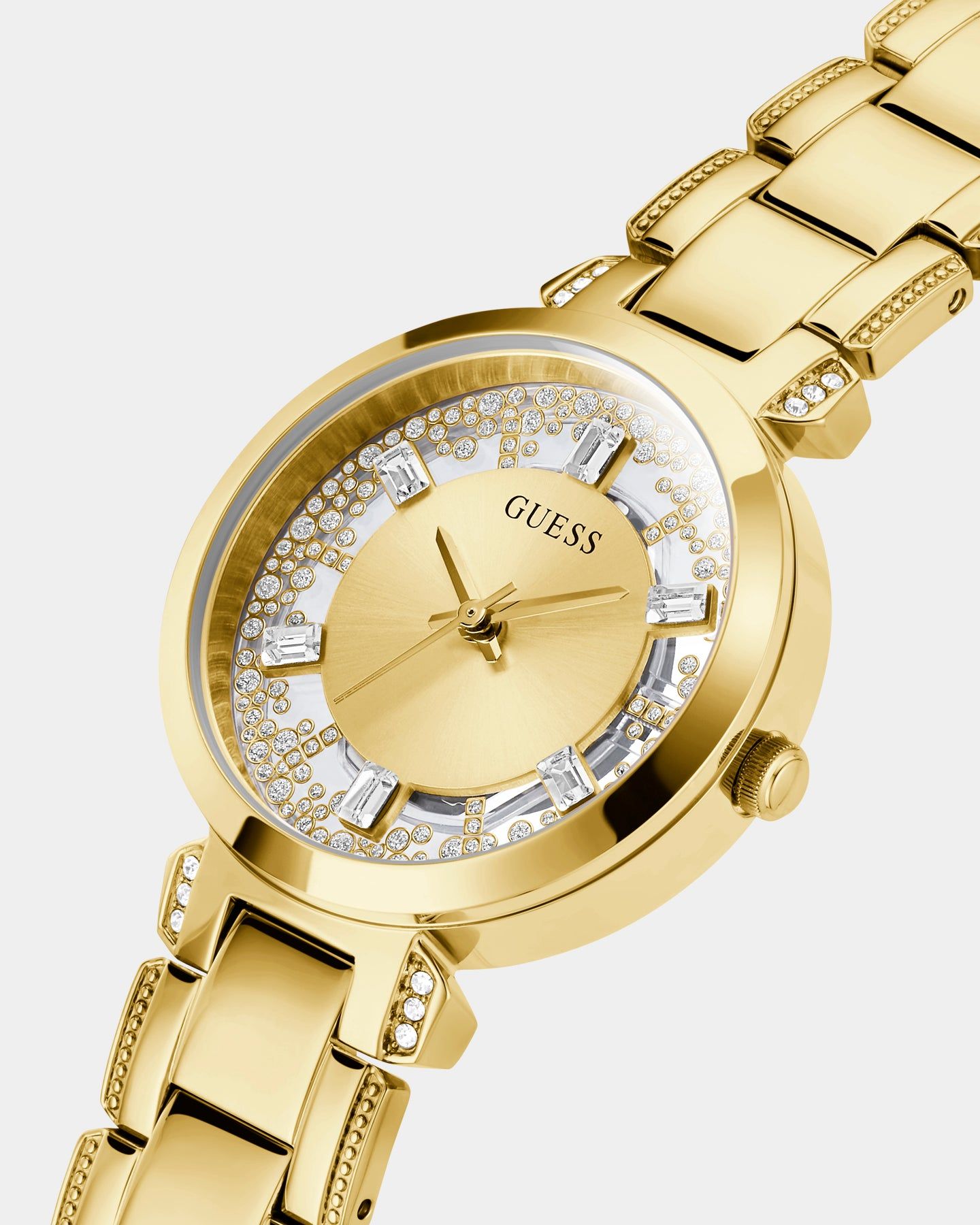 Guess Mainline Women's Crystal Clear Watch Gold sold by Culture Kings product image thumbnail 3