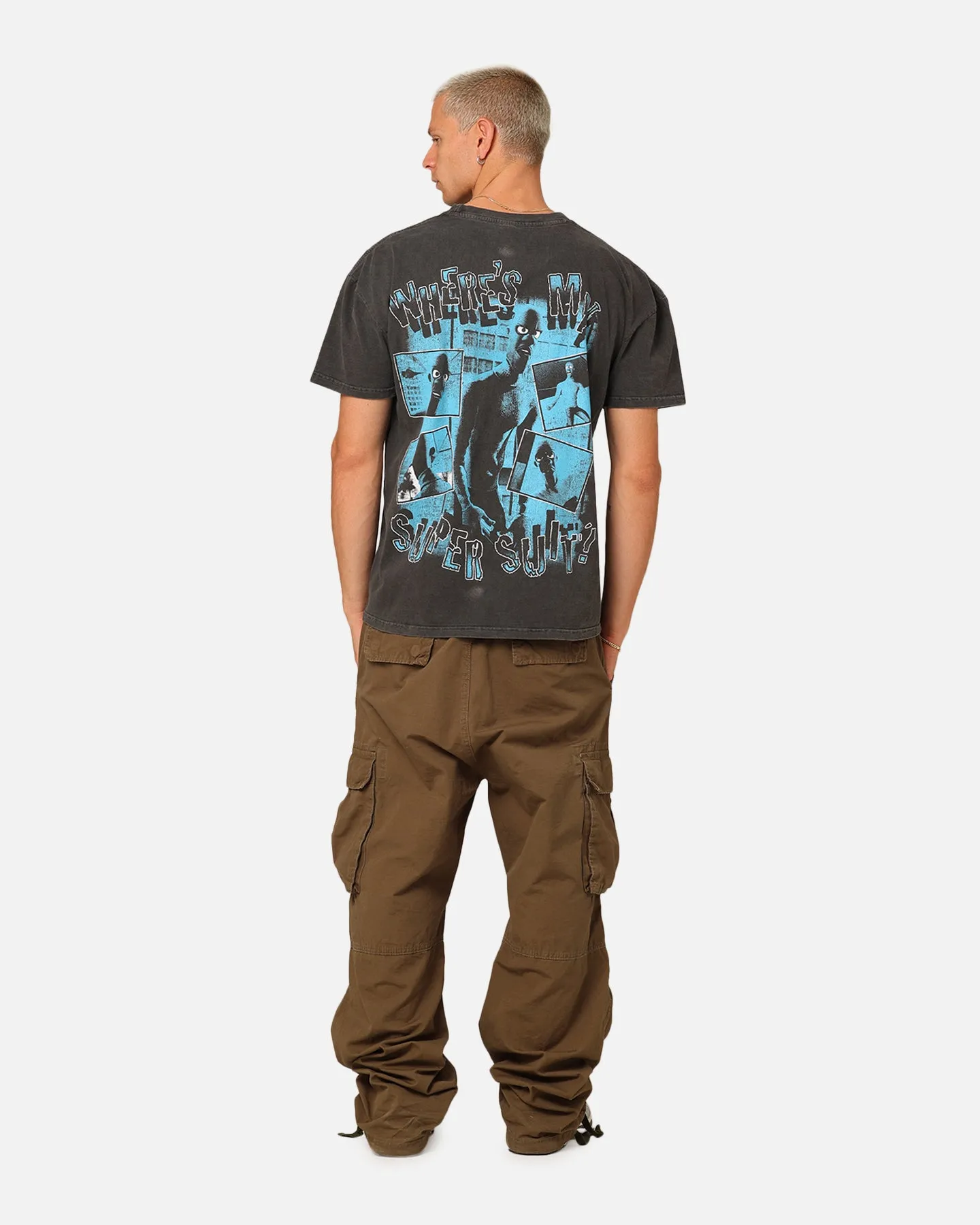 American Thrift X Pixar Frozone Heavyweight T-Shirt Black Wash sold by Culture Kings product image thumbnail 2