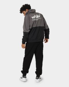 WNDRR In Line Spray Windbreaker Jacket Charcoal sold by Culture Kings