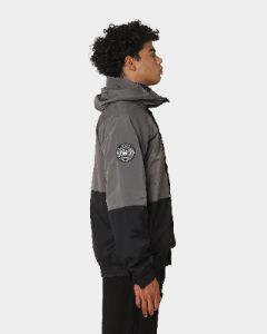 WNDRR In Line Spray Windbreaker Jacket Charcoal sold by Culture Kings