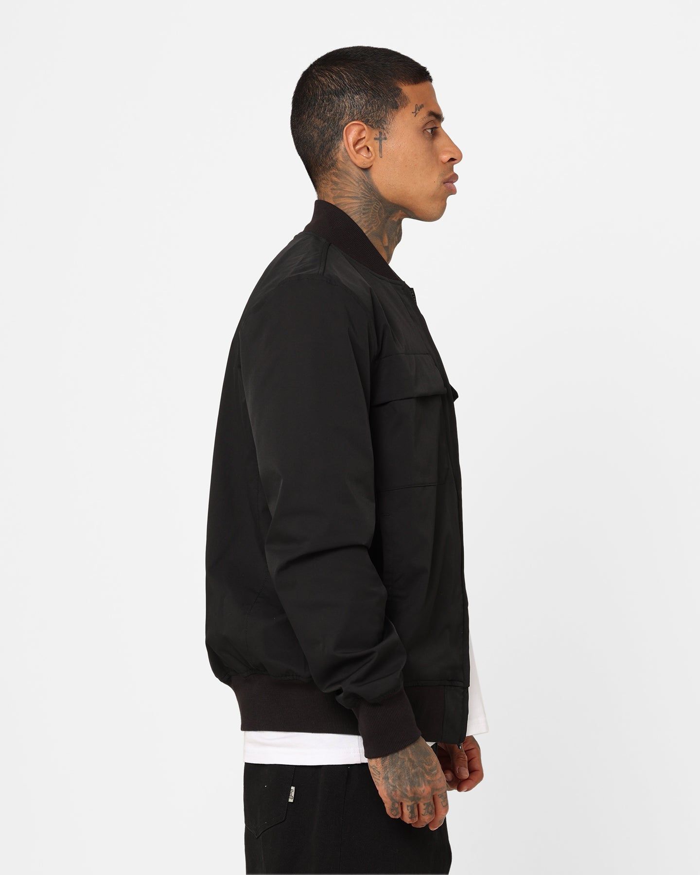 Champion Lifestyle Woven Bomber Jacket Black sold by Culture Kings product image thumbnail 5