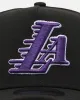 New Era Los Angeles Lakers 'Purple Haze' 9FORTY A-Frame Snapback Black/Purple sold by Culture Kings
