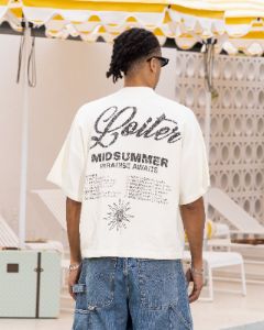 Loiter Palm Spring Box T-Shirt Off White sold by Culture Kings