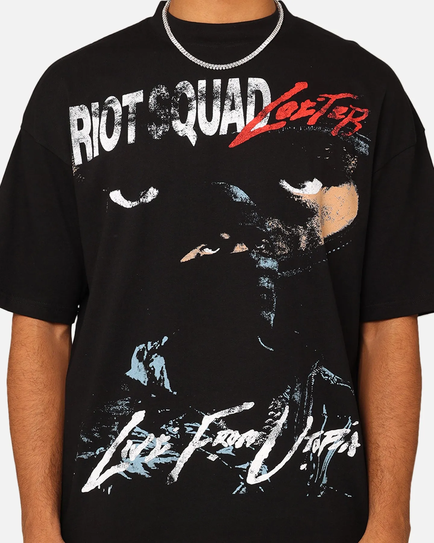 Loiter Riot T-Shirt Black sold by Culture Kings product image thumbnail 4