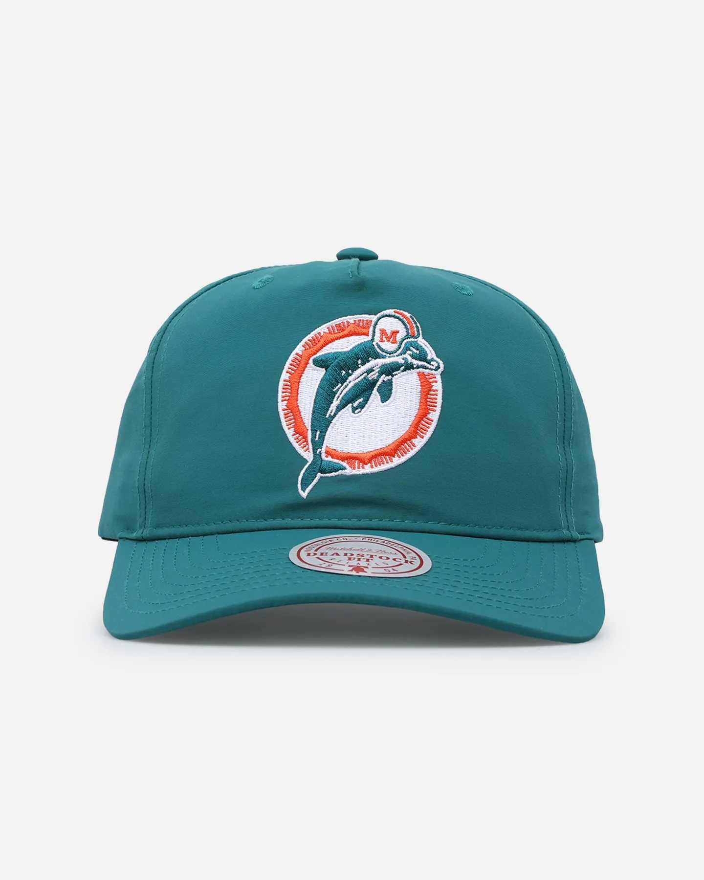 Mitchell & Ness Miami Dolphins Retro Matte Nylon Origins Snapback Teal sold by Culture Kings