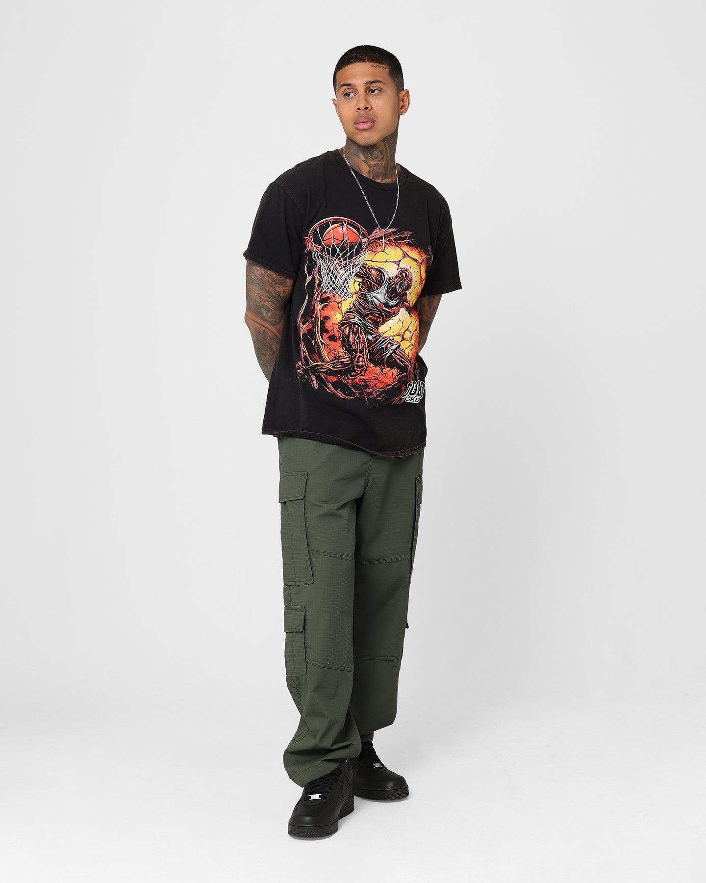 Goat Crew Dead Dunk T-Shirt Black Wash sold by Culture Kings product image thumbnail 2