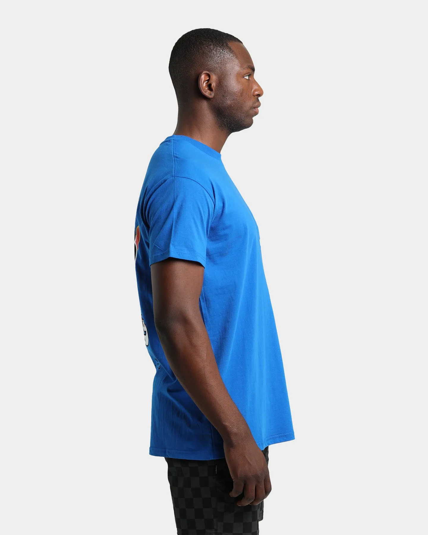 WNDRR Flame Custom Fit T-Shirt Royal Blue sold by Culture Kings product image thumbnail 5