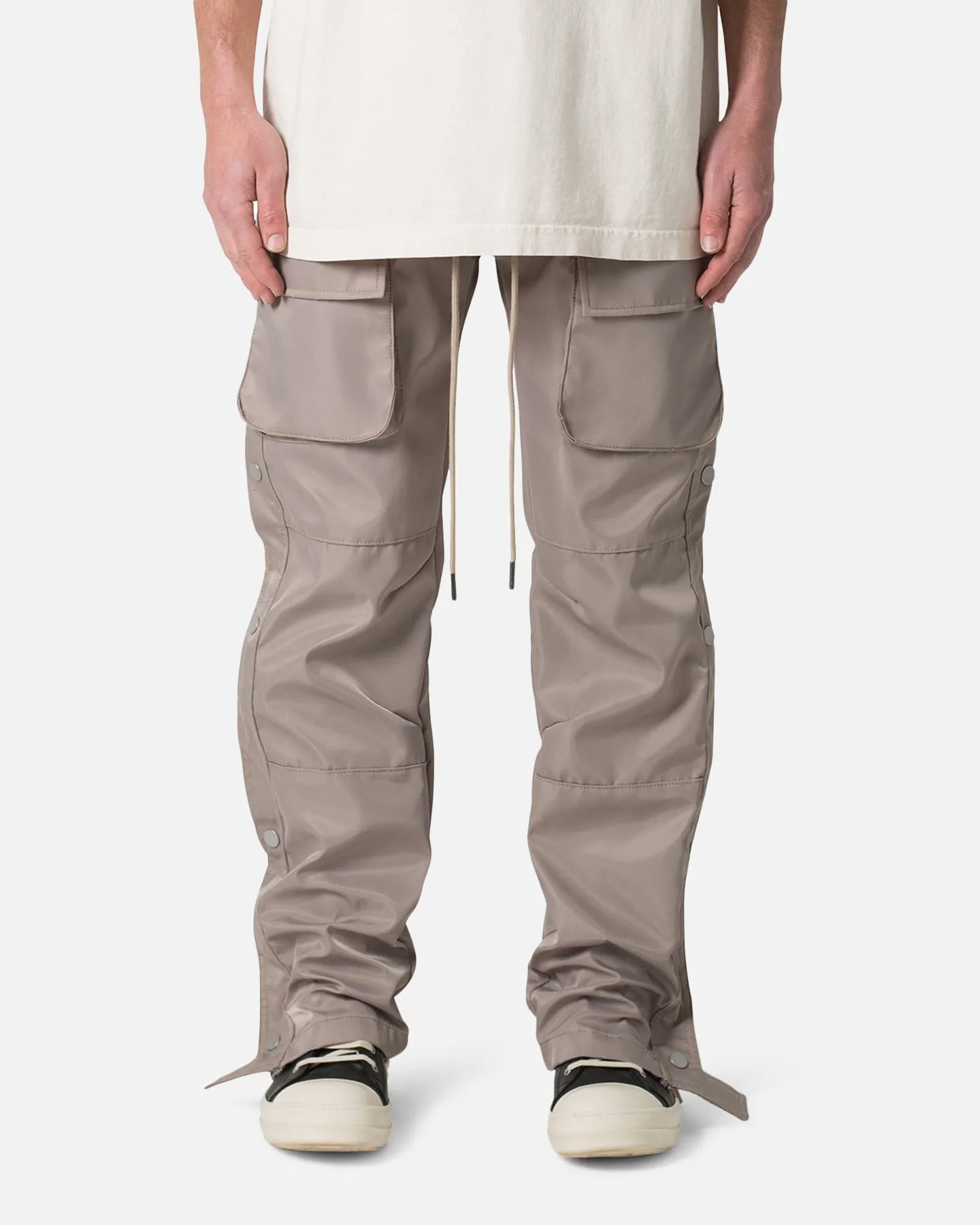 MNML Snap Front Cargo Pants Grey sold by Culture Kings