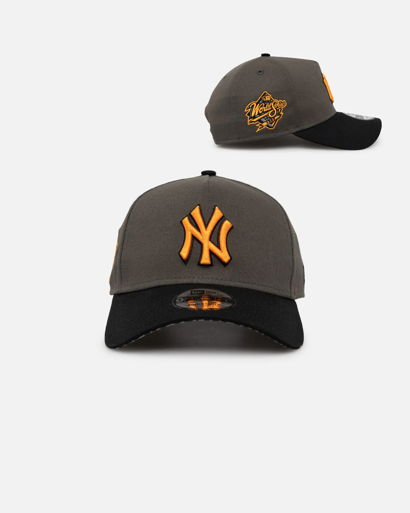 New Era New York Yankees 'Legendary Charcoal' 9FORTY A-Frame Snapback Charcoal/Black sold by Culture Kings